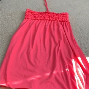 Halter style dress/swim cover up